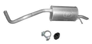 Tłumik końcowy VW FOX poj.1,2 05-11r+zestaw
