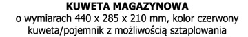 Skrzynka pojemnik warsztatowy kuweta 441x290x213