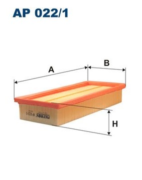2× FILTRON FILTR VZDUCHU