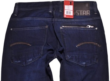 G-STAR spodnie REGULAR blue jeans ATTACC STRAIGHT _ W34 L32