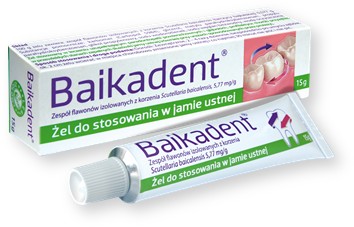 Baikadent, żel stomatologiczny, 15g