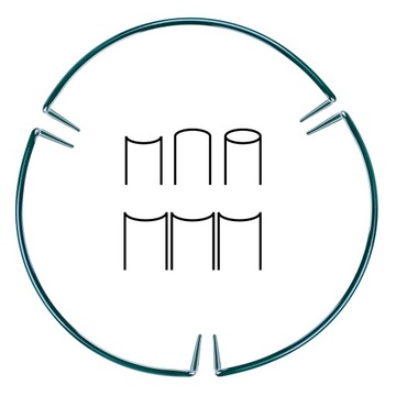 СТАЛЬНАЯ ПОДДЕРЖКА ДЛЯ ЦВЕТОВ, РОЗ, 3 шт., 115 см.