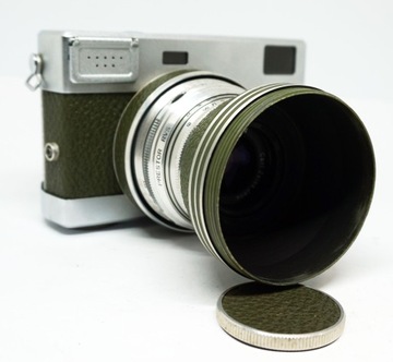 Очень красивый дальномерный фотоаппарат Zeiss Carl VEB Werra IV, оливково-зеленый.