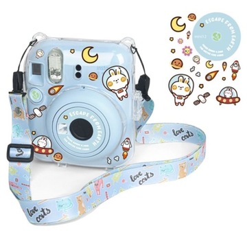 Futerał Etui Pokrowiec Case do FujiFilm Fuji INSTAX Mini 12 + Naklejki
