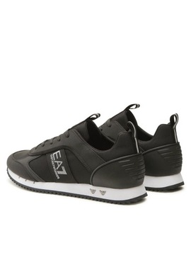 EA7 EMPORIO ARMANI Sneakersy X8X027 XK219 Q739 Black/Silver/White