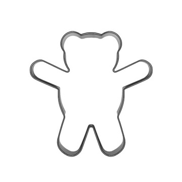 Foremka miś 6,6 cm - misia, niedźwiadka do ciastek