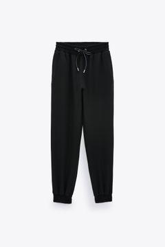 ZARA SPODNIE JOGGERY 34/XS NOWE Z CZARNE WIĄZANIE