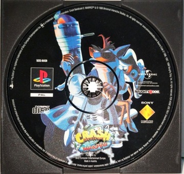 Crash Bandicoot 3: Warped (PSX) SAMA PŁYTA CZYTAJ OPIS !!!