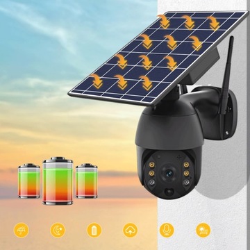 НАРУЖНАЯ СОЛНЕЧНАЯ ВРАЩАЮЩАЯСЯ IP WIFI FULL HD СОЛНЕЧНАЯ КАМЕРА