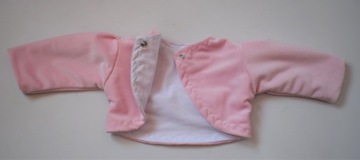 Бело-Розовое Болеро на КРЕЩЕНИЕ 62/68