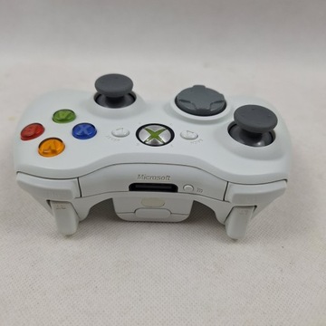 БЕСПРОВОДНАЯ ПАНЕЛЬ ДЛЯ XBOX 360 ОРИГИНАЛЬНЫЙ БЕЛЫЙ + НОВЫЙ КАБЕЛЬ ДЛЯ ЗАРЯДКИ И ИГРЫ