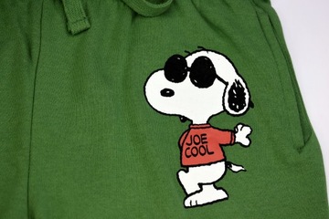 Spodnie damskie dresowe młodzieżowe dresy Snoopy Peanuts Fistaszki r. M
