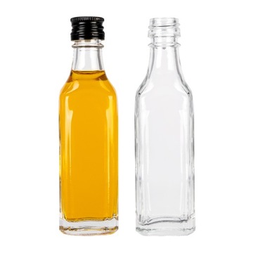 20X BUTELKA KĄTÓWKA 50ML NA WINO NALEWKI WESELE