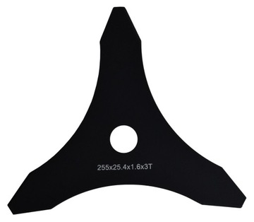 TARCZA TNĄCA KOSY 255mm 3T OSTRZE NÓŻ TRÓJZĘBNY