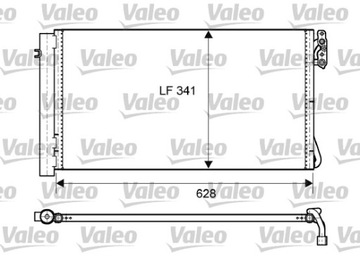 814012 VALEO KONDENZÁTOR BMW 1