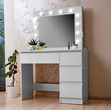 ТРУБНОЙ СТОЛИК КОСМЕТИЧЕСКИЙ С ПОДСВЕТКОЙ ЗЕРКАЛА 12 светодиодов USB