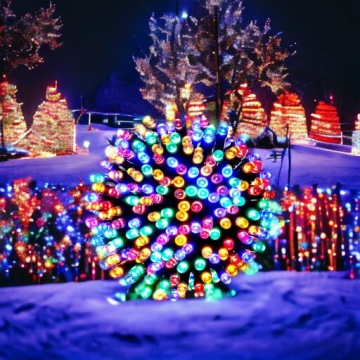 РОЖДЕСТВЕНСКИЕ ЕЛОЧНЫЕ ОГНИ 500 СВЕТОДИОДНЫХ НАРУЖНЫХ ВНУТРИ МНОГОЦВЕТНЫХ СМЕШАННЫХ ПРОГРАММАТОРОВ STRONG
