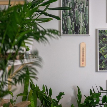 ДЕРЕВЯННЫЙ ТЕРМОМЕТР ВНУТРИ СНАРУЖИ от -30 до +50