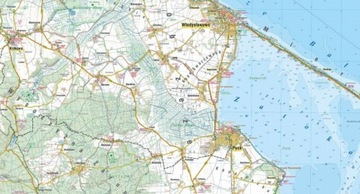 KASZUBSKIE WYBRZEŻE BAŁTYKU ŁEBA KARWIA HEL KASZUBY PÓŁNOCNE MAPA COMPASS