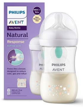 AVENT BUTELKA NATURAL RESPONSE AIRFREE 260ml