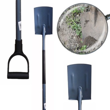 SZPADEL PROSTY HORTEN METALOWY OGRODOWY ERGONOMICZNY WZMOCNIONY DO KOPANIA