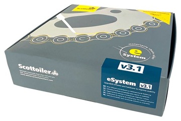 SCOTTOILER E-SYSTEM V3.1 Z 250ML OLEJU DO ŁAŃCUCHA MOTOCYKLOWEGO
