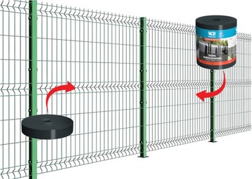 TAŚMA OGRODZENIOWA PREMIUM WĄSKA 4,75x50m NA OGRODZENIA PANELOWE 3D BRĄZOWA