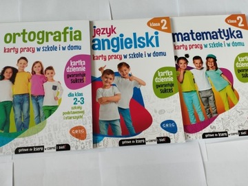 KARTY PRACY kl. 2 Ortografia Angielski Matematyka