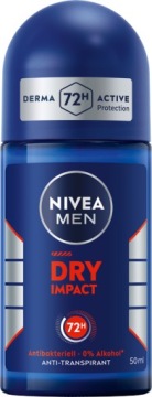 NIVEA MEN DRY IMPACT ANTYPERSPIRANT ROLL ON 50ml