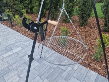 ПРОВЕРЕННЫЙ ГРИЛЬ 180 С РУЧКОЙ, РЕШЕТКА 70 СМ, НЕРЖАВЕЮЩАЯ