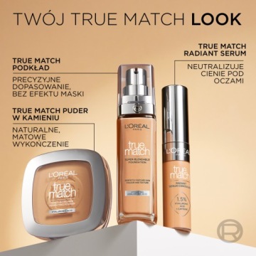 Loreal True Match Foundation Новая версия R3 C3 Cool Rose 30ml