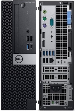 Мощный компьютер Dell 7060 SFF i7-8700 16 ГБ 512 ГБ M.2 NVMe HDMI W11