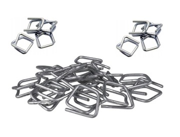 19mm ZAPINKI spinki DRUCIANE metalowe DO PALET TAŚMY PP 1000 SZT drut