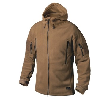 Bluza Męska Polarowa Polar Kurtka Helikon Patriot Gruba i Ciepła Coyote XXL