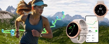 Женские часы SmartWatch Proventus GPS Amoled Menu PL Водостойкие разговоры