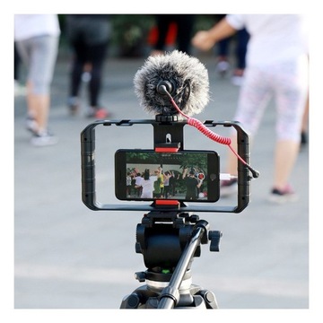 Держатель для телефона на штативе Ulanzi U-Rig Pro, светодиодное крепление для микрофона