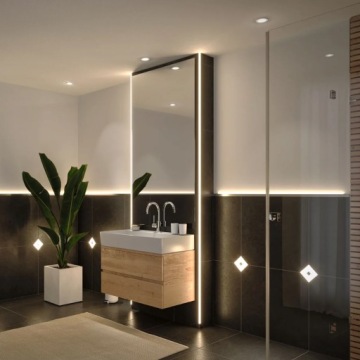 алюминиевый светодиодный профиль ДЛЯ ЛЕНТЫ С ЛАМПОЙ 2м, тип Х