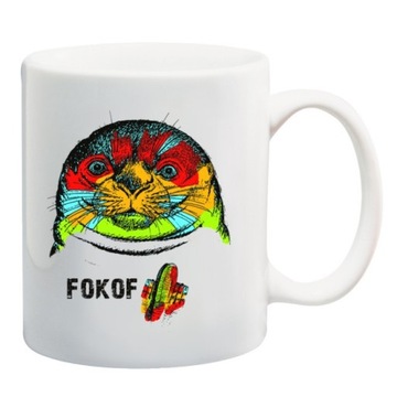KUBEK śmieszne wzory foka foczka fokof