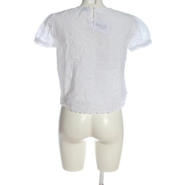 H&M Bluzka z krótkim rękawem biały