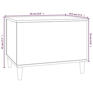 фото ориг. №9, Lumarko coffee table, black, 60x44, 5x45 centimeters, mate