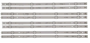 LISTWY LED LG 49UH603V 49UH620V 49UH6107 49UH6507
