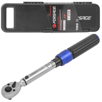 Klucz dynamometryczny z blokadą dwustronny 3/8'' 5-25Nm
