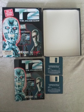 TERMINATOR T2 THE ARCADE GAME AMIGA BIG BOX