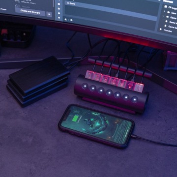 ИГРОВОЙ ХАБ ACTIVE USB 3.0 Streamplify CTRL 7 RGB
