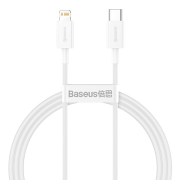 Baseus Kabel USB-C szybkie ładowanie do Lightning iPhone Type-C 20W PD 1m