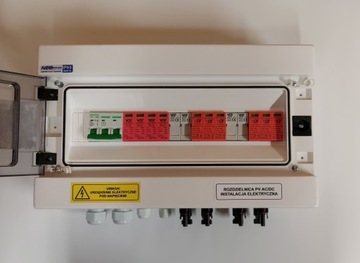 Распределительное устройство PV DC/AC 1000 В Фотогальваника 2 строки