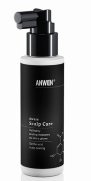 ANWEN AWARE SCALP CARE DELIKATNY PEELING KWASOWY DO SKÓRY GŁOWY 100ML