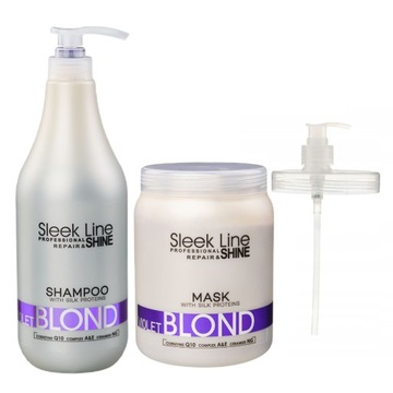 STAPIZ Szampon Maska do włosów VIOLET BLOND 2x1000