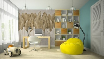 Фотообои SAPENZA листья из перьев 392x260 S01 F