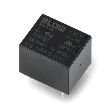 Przekaźnik MPA-S-112-C cewka 12V 1x 10A/250VAC